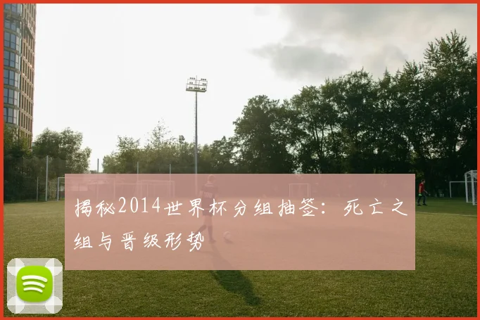 揭秘2014世界杯分组抽签：死亡之组与晋级形势
